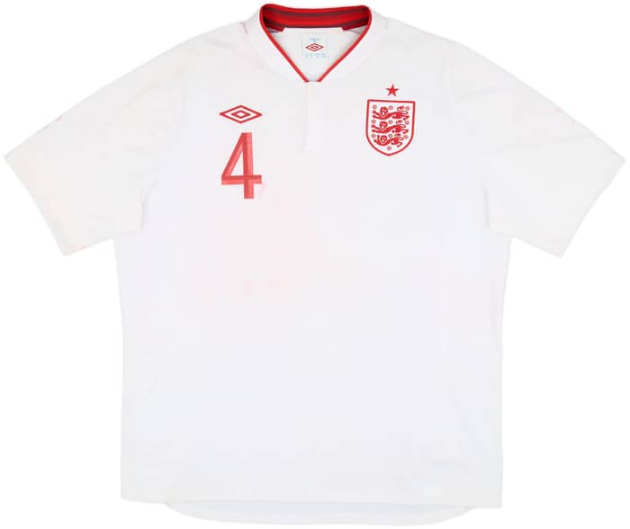 2012-13 England Home Shirt Gerrard #4 - 3/10 - (XL)