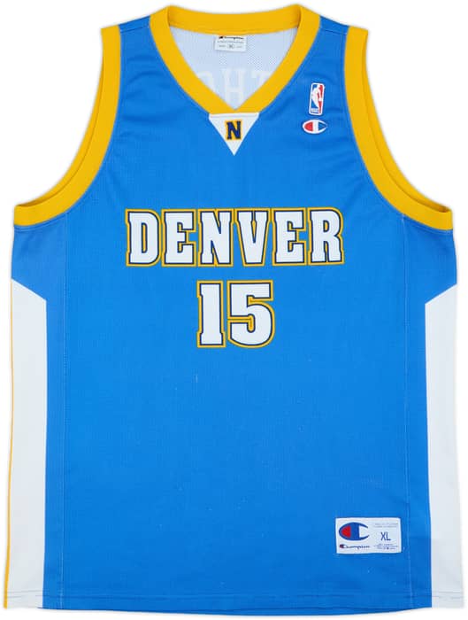 2003-10 Denver Nuggets Anthony #15 Champion Away Jersey - 7/10 - (XL)