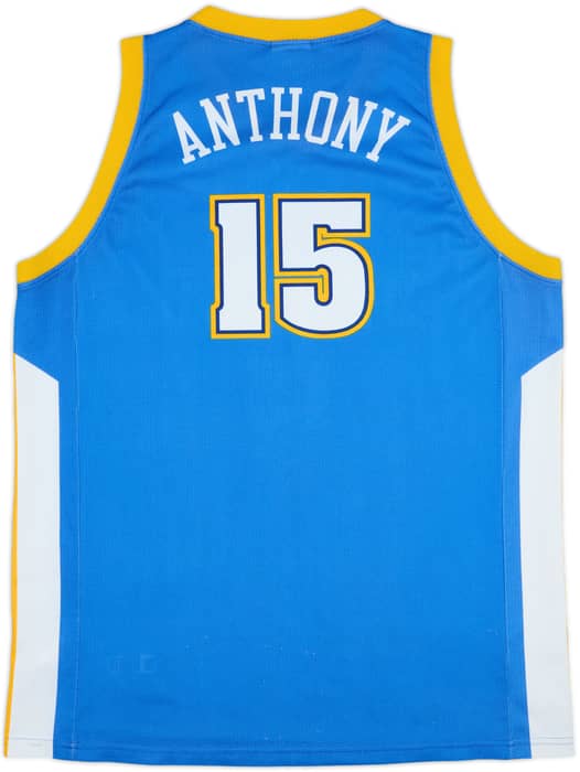 2003-10 Denver Nuggets Anthony #15 Champion Away Jersey - 7/10 - (XL)