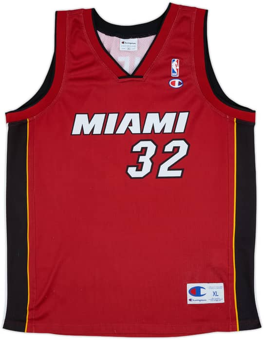 2004-07 Miami Heat O'Neal #32 Champion Alternate Jersey - 8/10 - (XL)