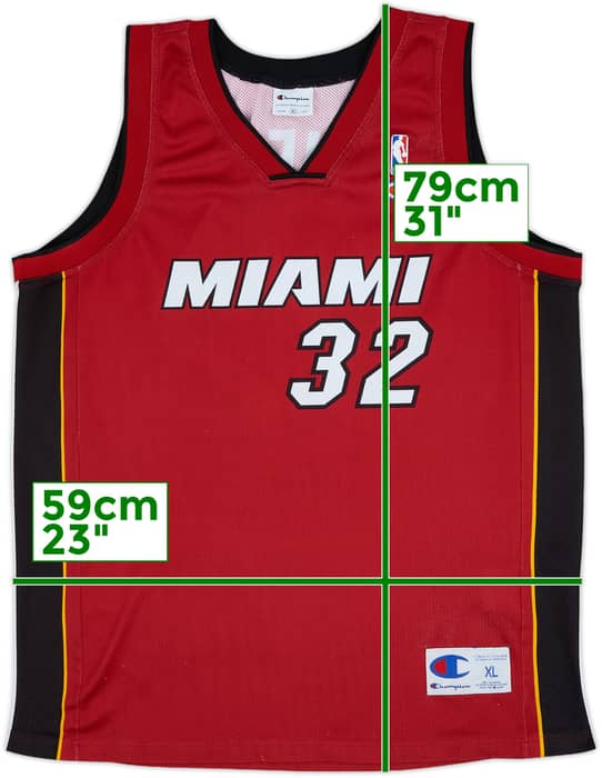 2004-07 Miami Heat O'Neal #32 Champion Alternate Jersey - 8/10 - (XL)