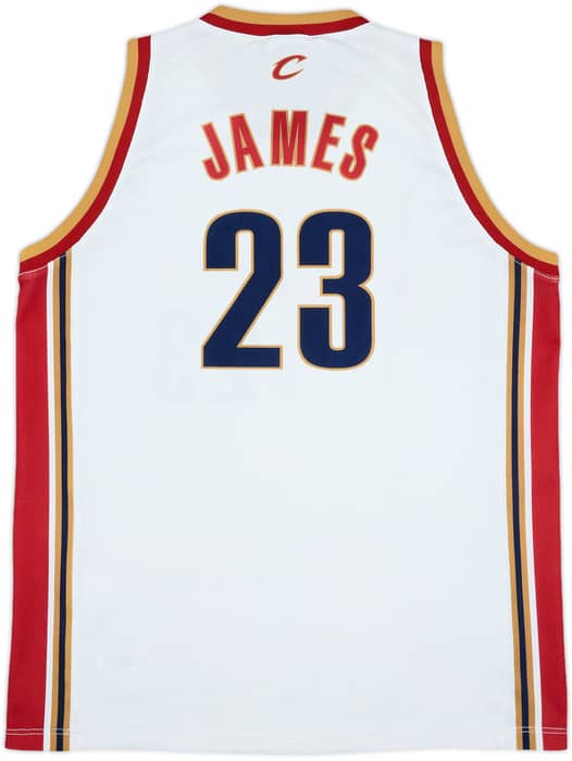 2003-10 Cleveland Cavaliers James #23 Champion Home Jersey - 8/10 - (XL)