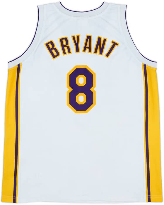 2002-06 LA Lakers Bryant #8 Champion Alternate Jersey - 6/10 - (XL)