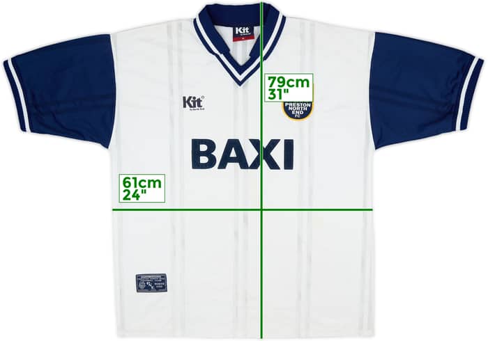 1996-98 Preston North End Home Shirt - 7/10 - (XL)