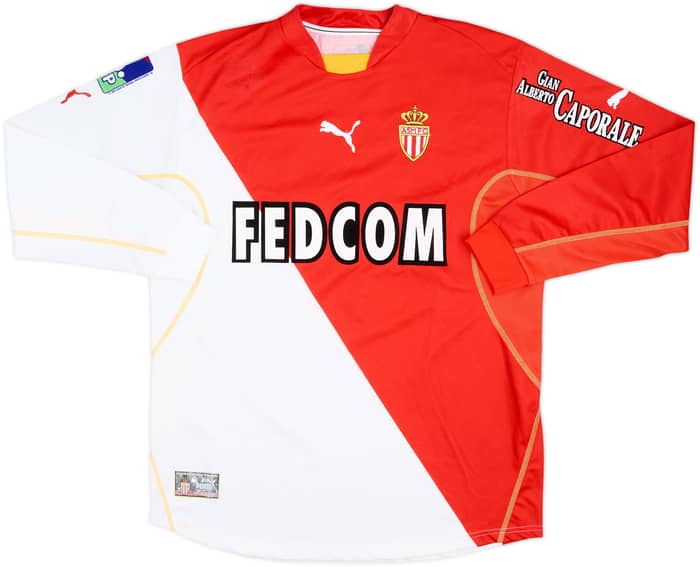 2002-03 Monaco Match Issue Home L/S Shirt Rodriguez #27