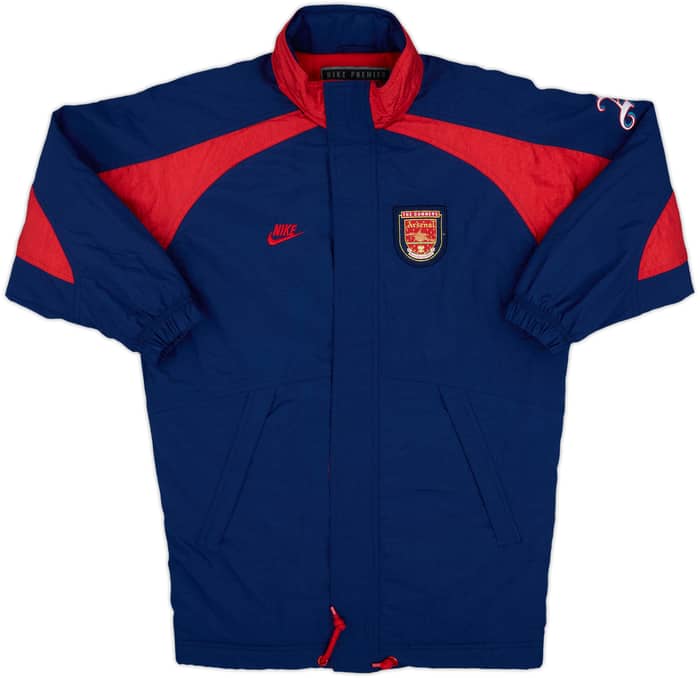 1995-96 Arsenal Nike Padded Bench Coat - 10/10 - (M)