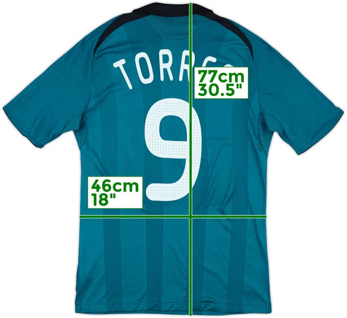 2008-09 Liverpool Third Shirt Torres #9 - 6/10 - (S)