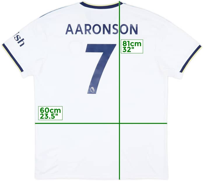 2022-23 Leeds United Home Shirt Aaronson #7 - 6/10 - (XL)