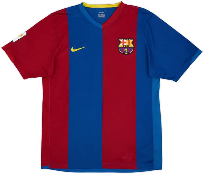 2006-07 Barcelona Home Shirt Ronaldinho #10 - 9/10 - (M)