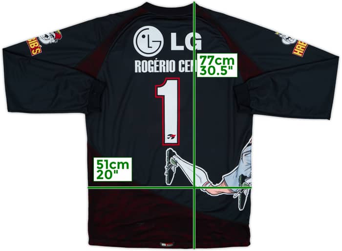 2004 Sao Paulo GK Shirt Rogerio Ceni #1 - 7/10 - (L)