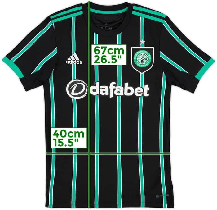 2022-23 Celtic Away Shirt - 7/10 - (XS)