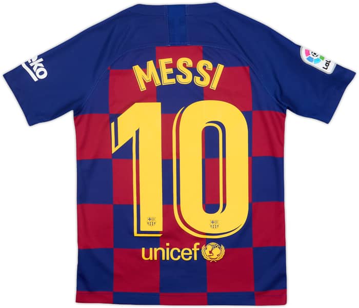 2019-20 Barcelona Home Shirt Messi #10 - 5/10 - (M.Boys)
