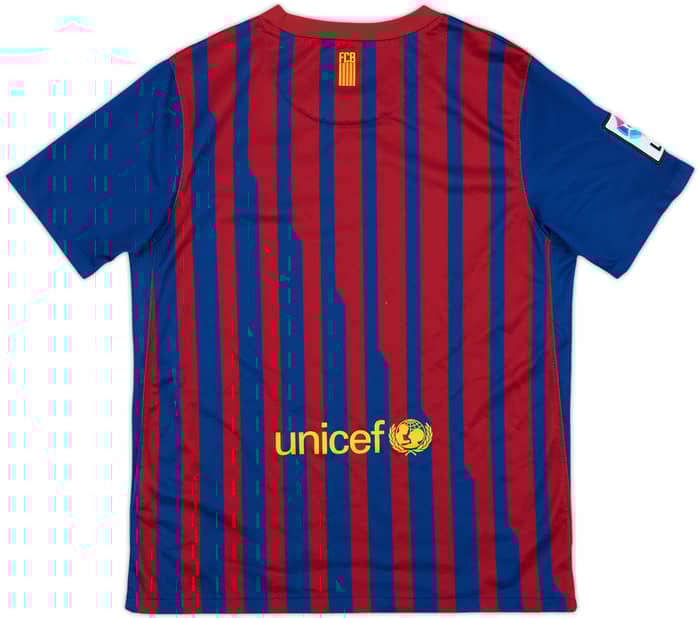 2011-12 Barcelona Home Shirt - 8/10 - (L.Boys)