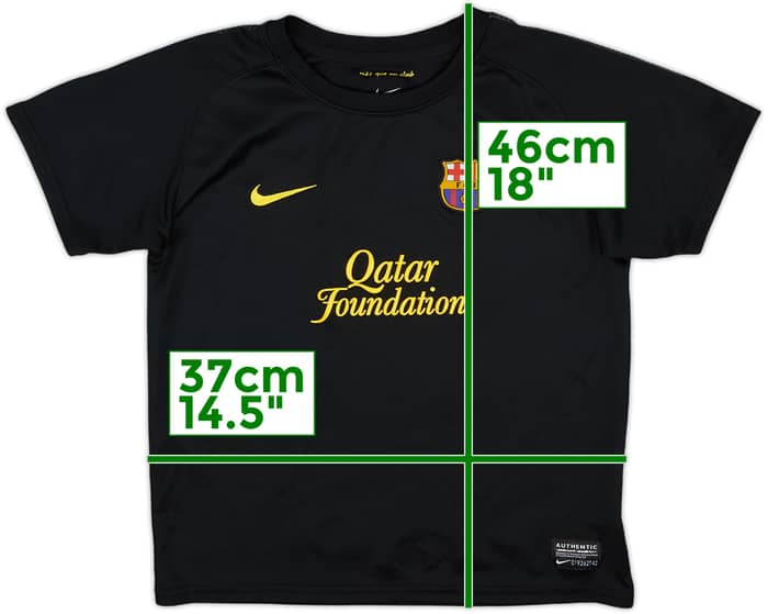 2011-12 Barcelona Away Shirt - 9/10 - (S.Boys)