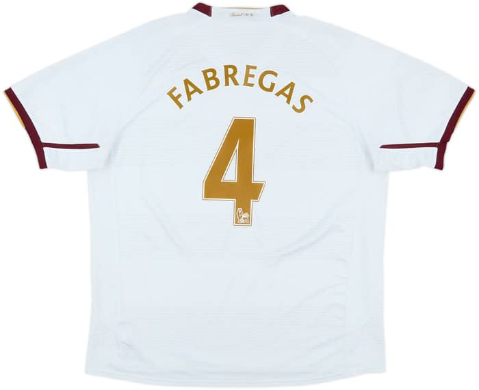 2007-08 Arsenal Away Shirt Fabregas #4 - 8/10 - (XL)