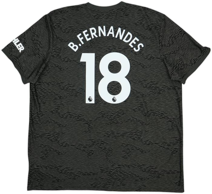 2020-21 Manchester United Away Shirt B.Fernandes #18 - 9/10 - (3XL)