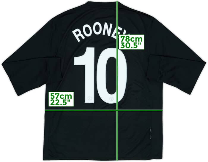 2009-10 Manchester United Away Shirt Rooney #10 - 7/10 - (L)
