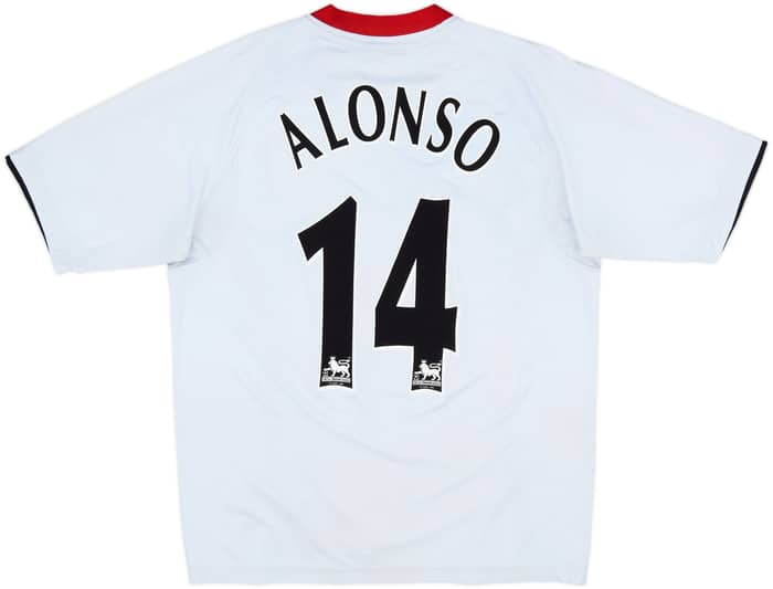 2005-06 Liverpool Away Shirt Alonso #14 - 5/10 - (L)