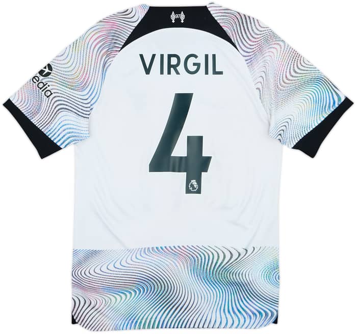 2022-23 Liverpool Away Shirt Virgil #4 - 8/10 - (S)