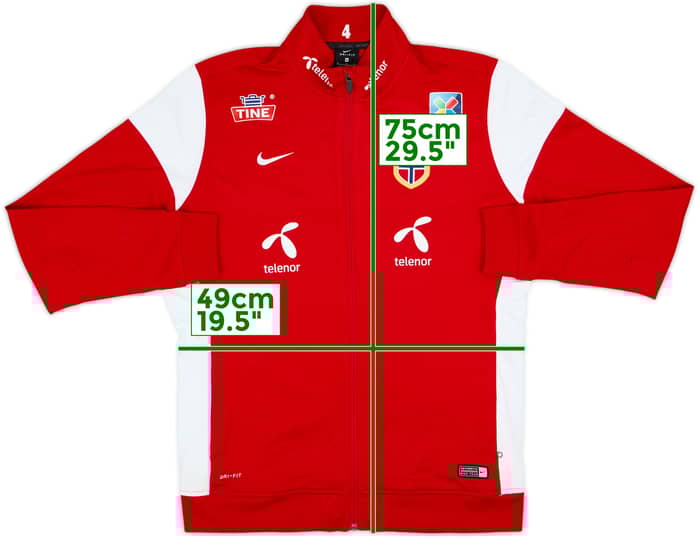 2016-18 Norway Player Issue Nike Track Jacket - 8/10 - (XL)