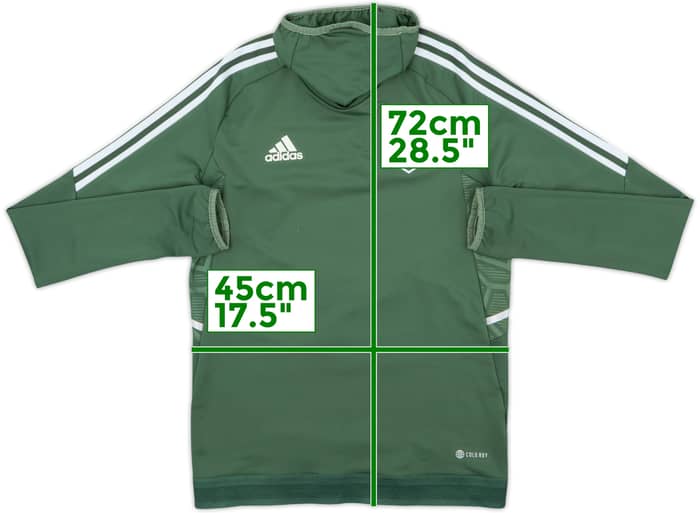 2022-23 Celtic adidas Drill Top - 8/10 - (S)