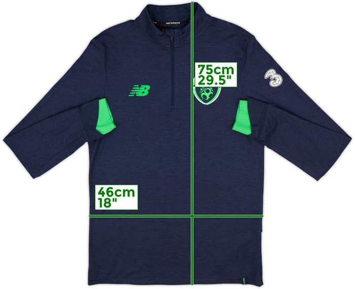 2017-18 Ireland Umbro 1/4 Zip Drill Top - 9/10 - (M)