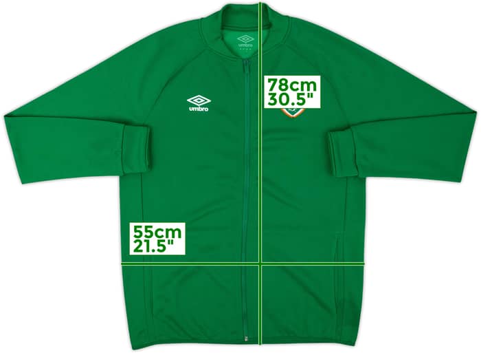2016-17 Ireland Umbro Track Jacket - 9/10 - (L)
