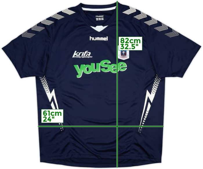 2012-13 AGF Aarhus Hummel Training Shirt - 8/10 - (3XL)