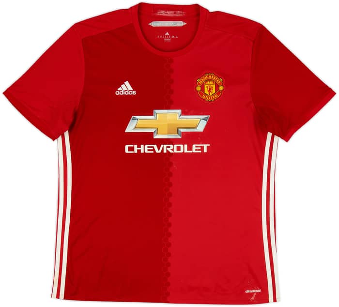 2016-17 Manchester United Home Shirt Ibrahimovic #9 - 7/10 - (XL)