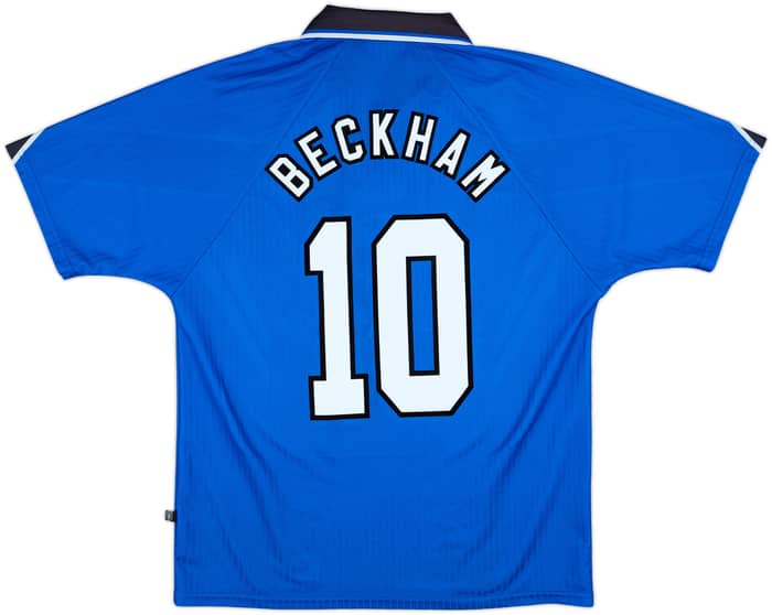 1996-98 Manchester United Third Shirt Beckham #10 - 8/10 - (L)