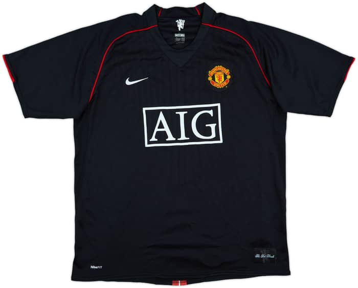 2007-08 Manchester United Away Shirt Anderson #8 - 8/10 - (XL)