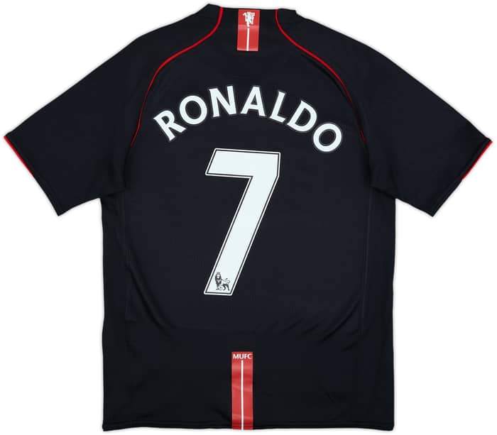 2007-08 Manchester United Away Shirt Ronaldo #7 - 8/10 - (XL.Boys)