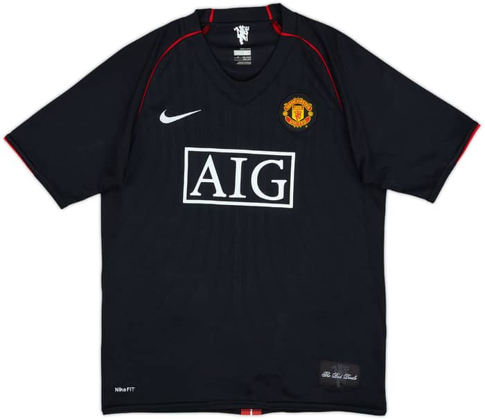 2007-08 Manchester United Away Shirt Ronaldo #7 - 8/10 - (XL.Boys)