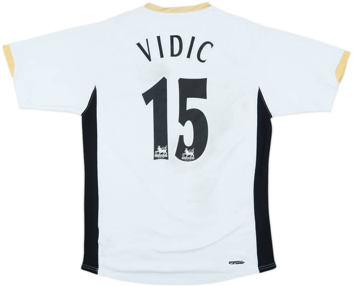 2006-08 Manchester United Away Shirt Vidic #15 - 5/10 - (M)