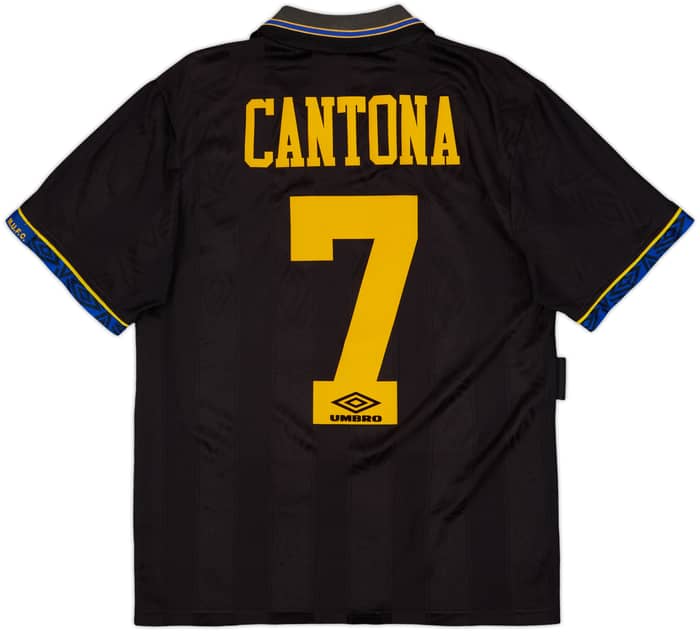 1993-95 Manchester United Away Shirt Cantona #7 - 8/10 - (S)