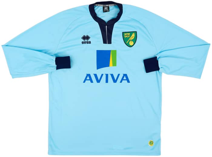 2013-14 Norwich GK Shirt #1 - 8/10 - (XXL)