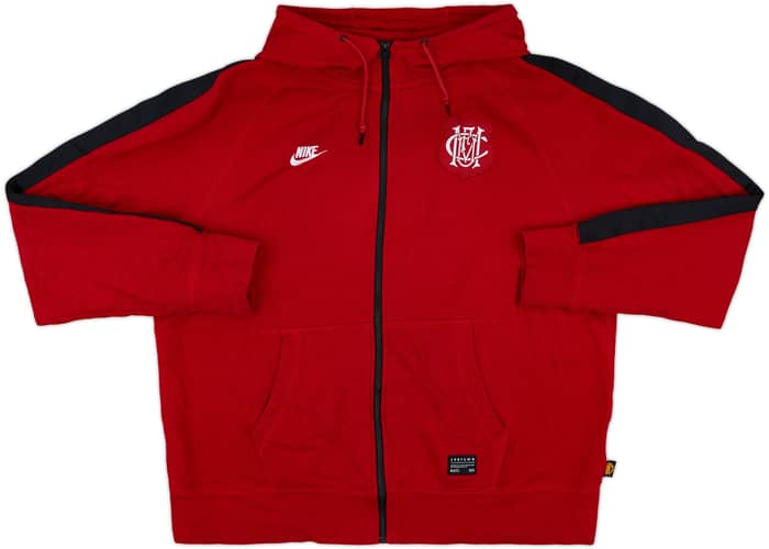 2014-15 Manchester United Nike Hooded Sweat Top - 9/10 - (XL)