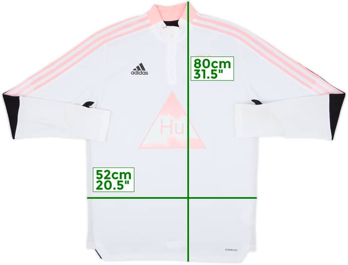 2020-21 Juventus adidas Humanrace 1/4 Zip Drill Top - 8/10 - (L)