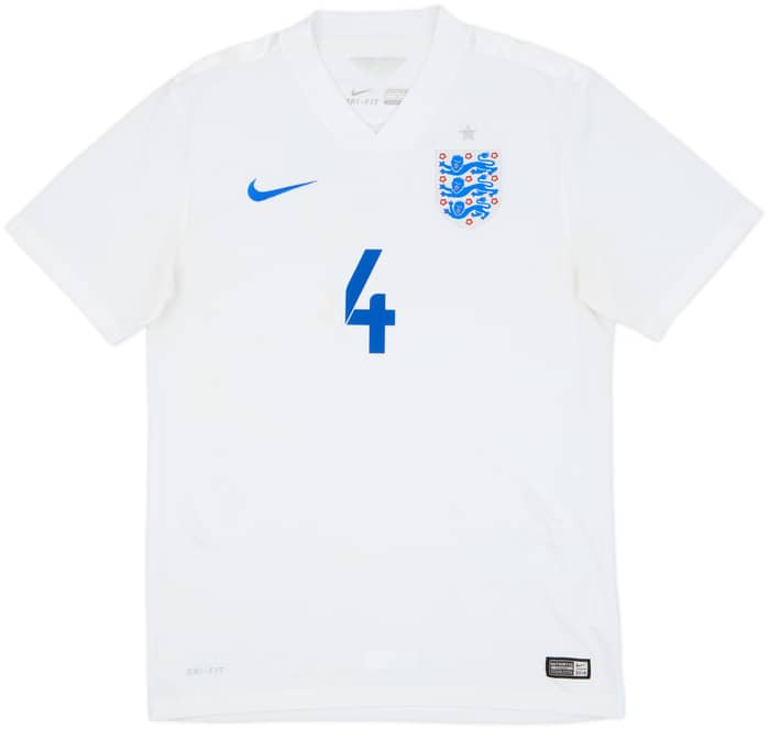 2014-15 England Home Shirt Gerrard #4 - 6/10 - (S)