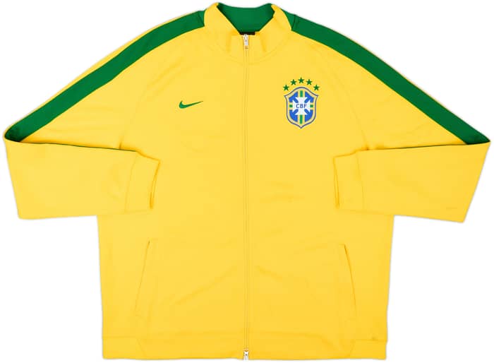 2013-14 Brazil Nike Track Jacket - 7/10 - (XXL)