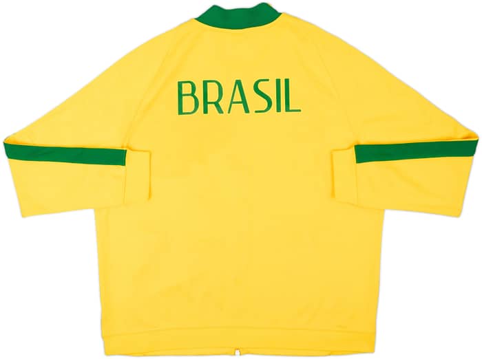 2013-14 Brazil Nike Track Jacket - 7/10 - (XXL)