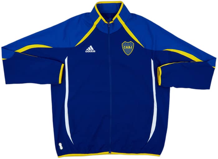 2021-22 Boca Juniors adidas 'Teamgeist' Track Jacket - 8/10 - (XL)
