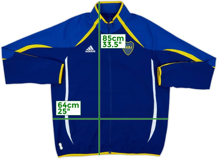 2021-22 Boca Juniors adidas 'Teamgeist' Track Jacket - 8/10 - (XL)