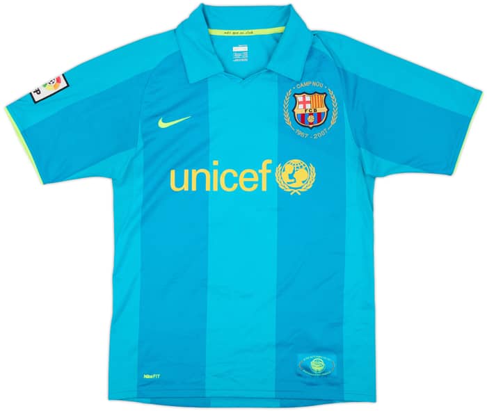 2007-09 Barcelona Away Shirt Ronaldinho #10 - 7/10 - (S)