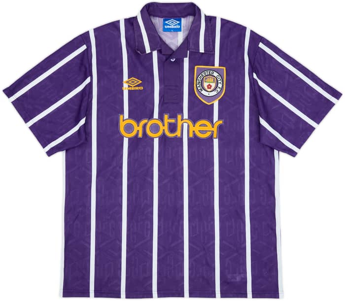 1993-94 Manchester City Away Shirt - 8/10 - (XL)