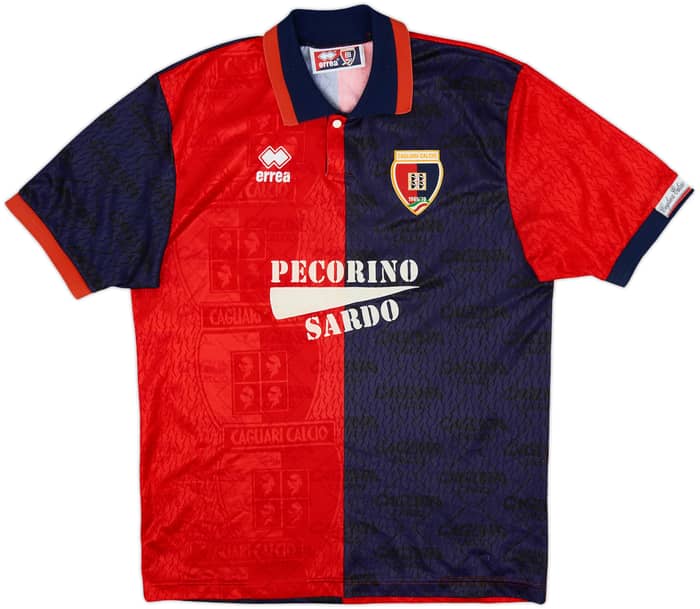 1993-94 Cagliari Home Shirt - 8/10 - (L)