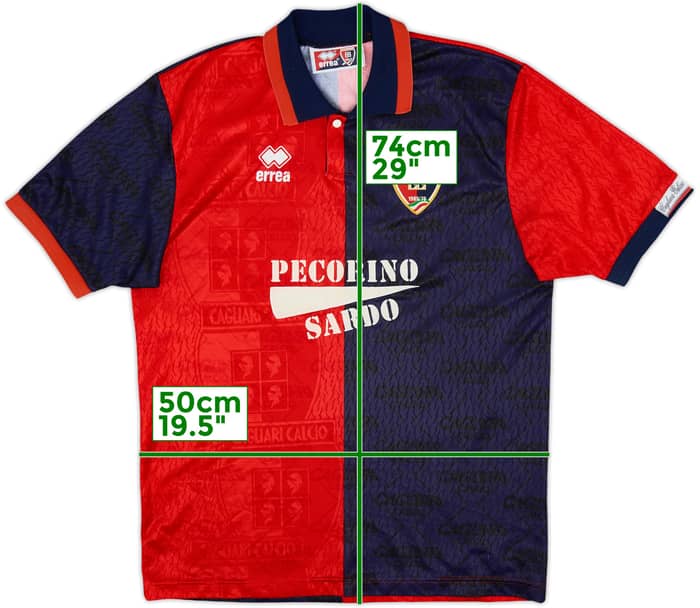 1993-94 Cagliari Home Shirt - 8/10 - (L)