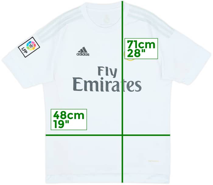 2015-16 Real Madrid Home Shirt - 4/10 - (M)
