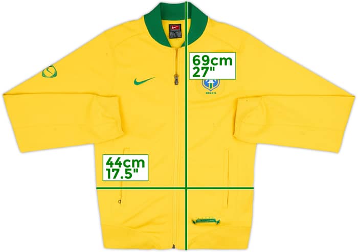 2006-07 Brazil Nike Track Jacket - 7/10 - (S)