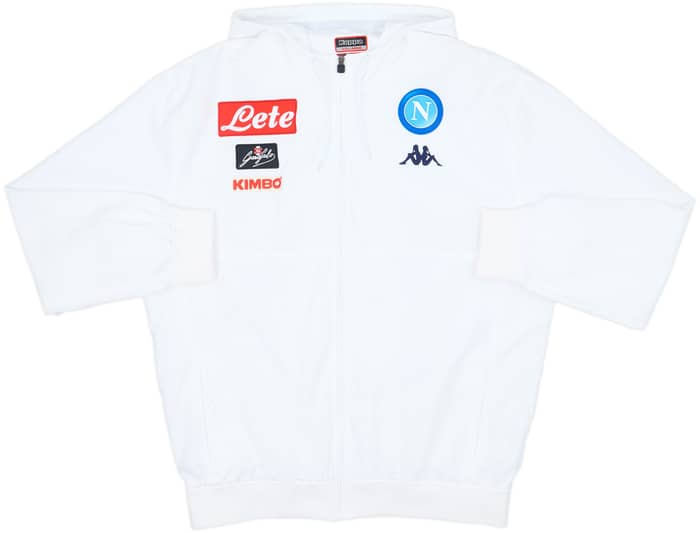 2017-18 Napoli Kappa Hooded Rain Jacket - 9/10 - (3XL)